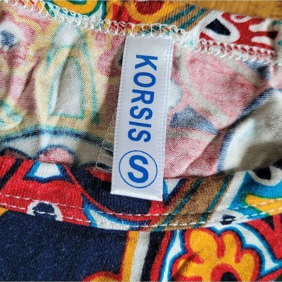 🤸‍♀️3 for 12🤸‍♂️ Paisley Short Sleeve Slip-on Pocketed Dress Small - Picture 4 of 6